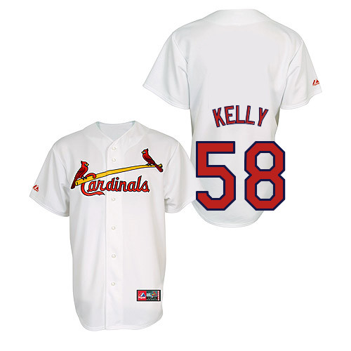Joe Kelly #58 Youth Baseball Jersey-St Louis Cardinals Authentic Home Jersey by Majestic Athletic MLB Jersey